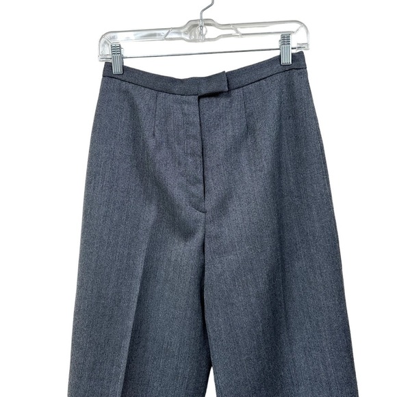 Vintage Annie Alexander Gray Tweed Wool High Waist Lined Trousers Pants, size 6 - Picture 4 of 13